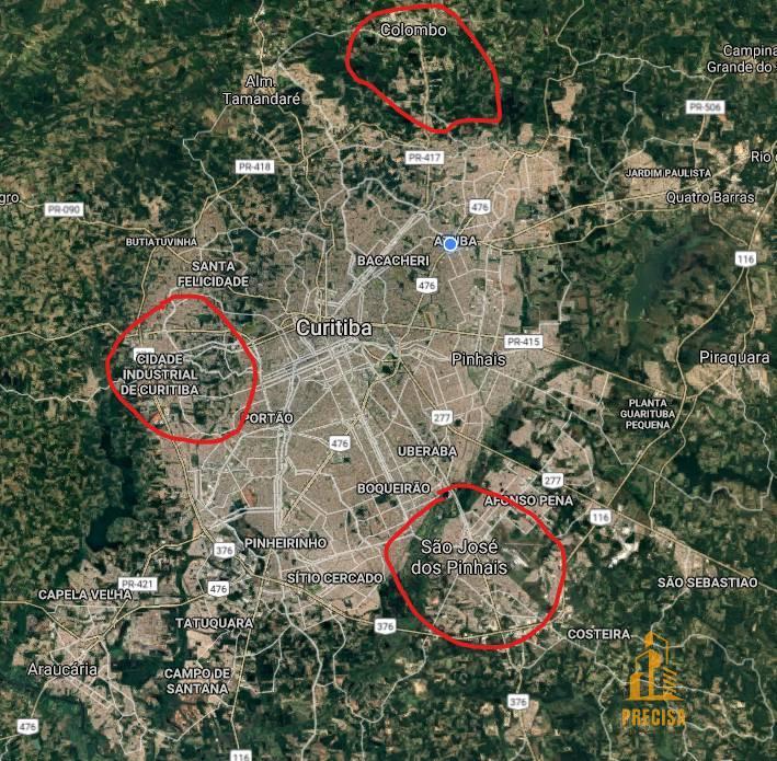 Terreno à venda - Santa Felicidade,