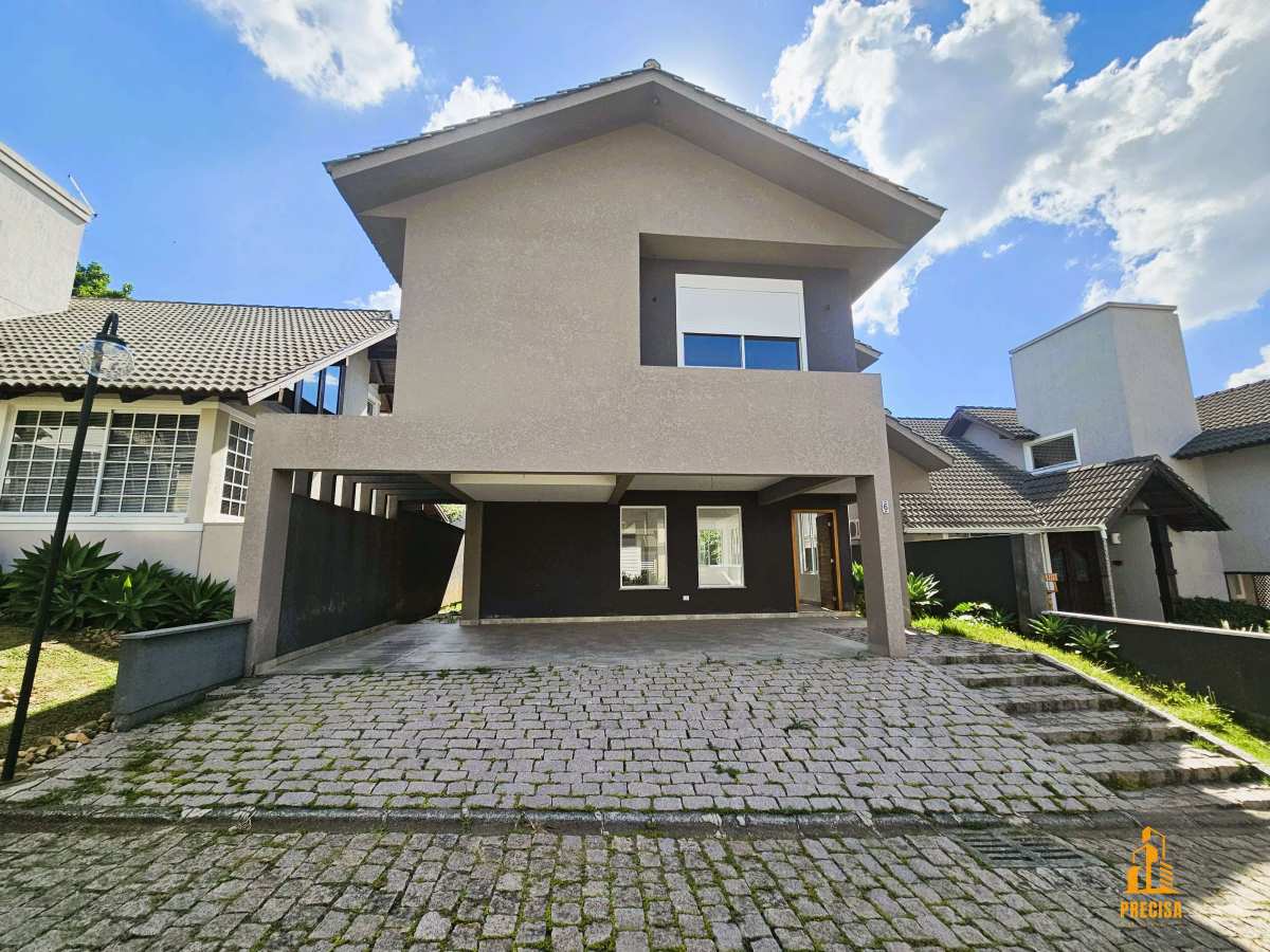 Banner - Casa de alto padrão em condomínio em Santa Felicidade com 3 suítes, 230m² privativos, vista panorâmica e 3 vagas de garagem